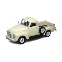 Welly 1 24 1953 Chevrolet 3100 Pick Up Model Araba - Krem