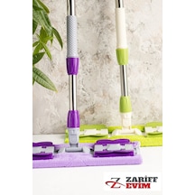 Zarif Evim Sihirli Teleskobik Mikrofiber Ayarlanabilir Mop + Yedek
