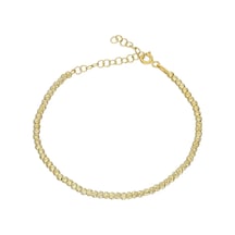 Dorica Bileklik 718535 Gold Gümüş