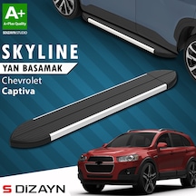 S-dizayn Chevrolet Captiva Skyline Aluminyum Yan Basamak 183 Cm 2006-2018 A+ Kalite