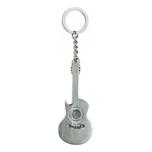 Metal Gitar Tasarımlı Rock Müzik Temalı Anahtarlık Unisex Aksesuar