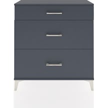 Arges Şifonyer 3 Çekmeceli 88x30x96 Antrasit-antrasit Antrasit