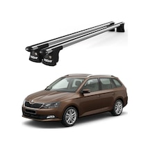 Trio-ı Skoda Fabia Kombi 2014 Ve Sonrası Uyumlu Kilitli Ara Atkı 120cm Port Bagaj Tavan Barı