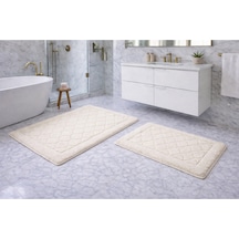 Klozet Takımı Tuftıng Sensıtıve Krem 60x100