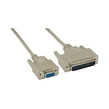 25 Pin 9 Pin Kablo Dişi 9 Pin Erkek 25 Pin Kablo 1.8 Metre