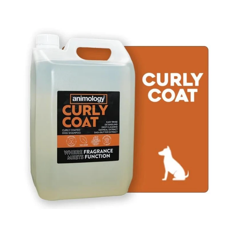 Animology Curly Coat Hacim Verici Ve Kabartıcı 20:1 Konsantre Köpek Şampuanı 5 Lt