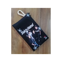 Owl Bag Tokio Hotel Star Style Desenli Kalemlik - Makyaj Çantası Diğer