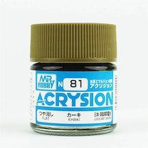 Mr.hobby N-081, 10 Ml. Khaki Acrysion Maket Boyası Standart