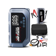 12 Volt Taşınabilir Jump Starter Akü Takviye Ve Dijital Hava Pompası Acil Yol Yardım Cihazı