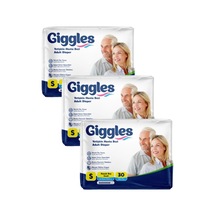 Giggles Belbantlı Yetişkin Hasta Bezi Küçük Boy S Beden 30 Lu X 3 Adet