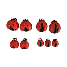 Suntek 9 Parça Uğur Böceği Heykeli Mikro Manzara Masaüstü