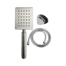 Shine Krom Paslanmaz Duş Başlığı + Duş Hortumu + Mafsal Duş Takımı Duş Seti Krom Diğer