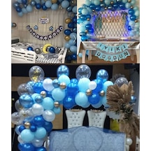 Mavi Lacivert Balon İnzciri Seti