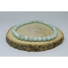 Yasamtohumu Larimar Taşı Yarım Dizi 10 MM 18 CM Çok Renkli