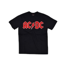 Stoned&Fame Unisex Siyah Ac-dc Baskılı T-shirt SIYAH