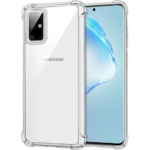 Samsung Galaxy Uyumlu Note 10 Lite Şeffaf Airbag Köşe Korumalı Antishock Silikon Kapak