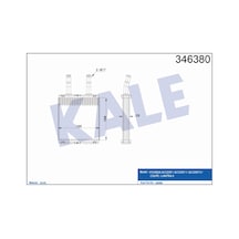 KALORİFER RADYATÖR ACCENT 94-99 COUPE  ELANTRA 96-01 346380 972112200