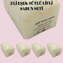 Beş Adet Eşek Sütlü Kabak Lifli Güzellik Sabunu