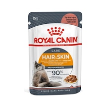 Royal Canin Hair & Skin Gravy Yetişkin Kedi Yaş Maması 12 X 85 Gr