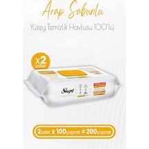 Easy Clean Arap Sabunu Katkılı Yüzey Temizlik Havlusu 100 X 2 Adet 200 Yaprak Diğer