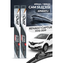 Renault Captur 2016-2019 Uyumlu Silecek Takımı 650mm/360mm S19