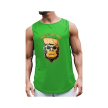 Bluu Bornfree Kolsuz Sporcu T-shirt Tank Top Spor Atlet
