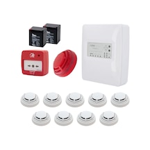 Dmtech Fp9000l-2-9 Konvansiyonel Sistem Yangın Alarm Seti 9 Lu
