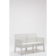 Lara 2'li Koltuk Mindersiz Balkon&teras Bahçe Koltuk / Beyaz