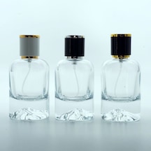 Boş Parfüm Şişesi 50 Ml Mount Dağ 5 Adet Sprey Aparat İle Kapatılır-kolay Kapama Boş Şişe