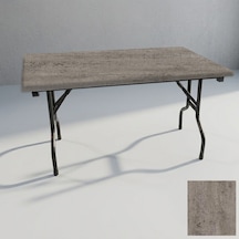 Banket Katlanır Masa Werzalit, Allzalit. Vermodin Tabla 80x140 - Kahve Oxid Çok Renkli