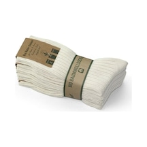 Pallmali Bio Naturel Pamuk 5 Çift Ön Yıkamalı Dikişsiz Unisex Beyaz