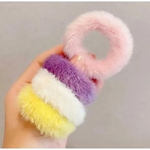 Kadın Pastel Ton 6'lı Peluş Toka Setii, Kadın Çocuk Mandal Toka, Lastik Toka Seti, Toka Organizer, Toka, Kız Çocuk Toka, Toka Diğer