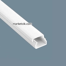 Mutlusan 30X25 Mm Kablo Kanalı Eko Serisi Beyaz 80 Metre Koli