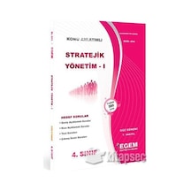 4. Sınıf 7. Yarıyıl Stratejik Yönetim 1 Konu Anlatımlı Soru Bankası Kod 454 / 9786054739974