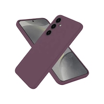 Newface Samsung Uyumlu Galaxy A06 Kılıf First Silikon - Mürdüm Resimdeki