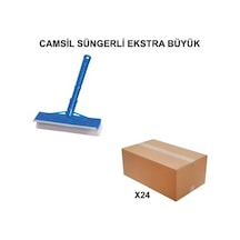 İzmir Fırça Ege Argetoptan Camsil Süngerli Extra Büyük - 24 Adet