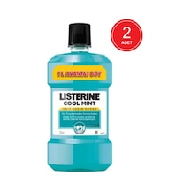Listerine Cool Mint Ağız Bakım Suyu 2 x 1 L Listerine Cool Mint Ağız Bakım Suyu 2 x 1 L
