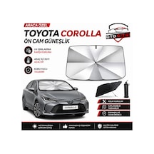 Toyota Corolla Tip Ön Cam Güneşliği Katlanabilir Uv Korumalı Araç Cam Güneşlik