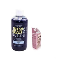 Jean's Color Mavi Saç Boyası + Ostwint Toz Açıcı