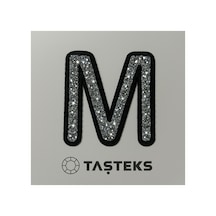 Taşlı Ütülenebilen Veya Sticker Olarak Kullanılabilen 6cm M Harfi