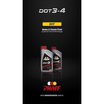 Phaff Dot 4 Hidrolik Fren Yağı 500 ML