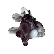 El Yapımı Mini Murano Cam Fare Biblo A114-03