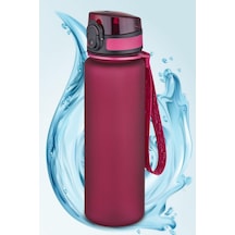 Suluk Su Matarası Bpa Free Kokusuz Suluk Sızdırmaz Akıtmaz Matara 500ml Kırmızı
