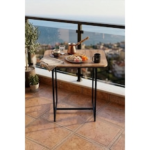 Mutfak Masası Modern 2 Kişilik Yemek Masası Şık Dayanıklı Balkon Cafe Bahçe Masa Minör 9816 Atlantik Diğer