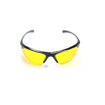 Mobgift Anti Far Yarım Çerçeve Unisex Gece Görüş Gözlüğü Siyah -