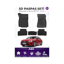 Mercedes A Seri W177 2018+araca Özel Havuzlu "karbon" Paspas Takı