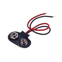 9 Volt Pil Yatağı Çift Başlı Pil Yuvası