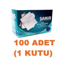 Sanus Sanipack Nonwoven Steril Gazlı Bez Kompres 7.5 x 7.5 CM 100 Adet