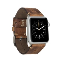 Apple Watch Uyumlu Deri Kordon 38-40-41mm Delikli Taba Diğer