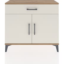 Arges Şifonyer Tek Raflı Tek Çekmeceli 2 Kapaklı 88x30x80 Çam... Çam